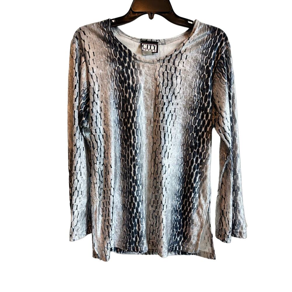 Womens Retro Shirt Medium Party, Vintage, Disco, Rave, Psychedelic, Metallic